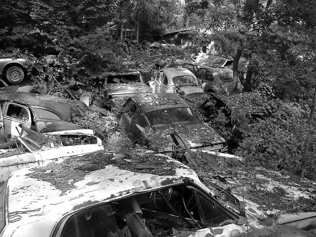 Autofriedhof - 061.JPG - Historischer Autofriedhof,    Gürbetal (CH)
